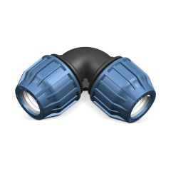 90°-Klemm-Rohrkupplung