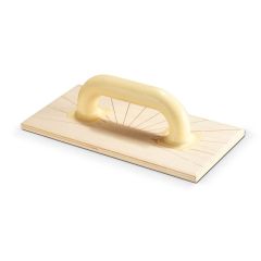 Holz-Reibebrett | zum Reiben von Zementputzen und Estrich