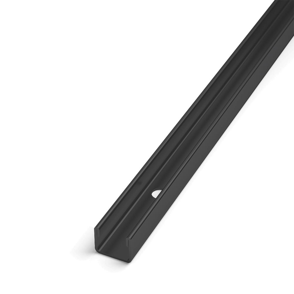 QUADRO Fliesenschiene schwarz